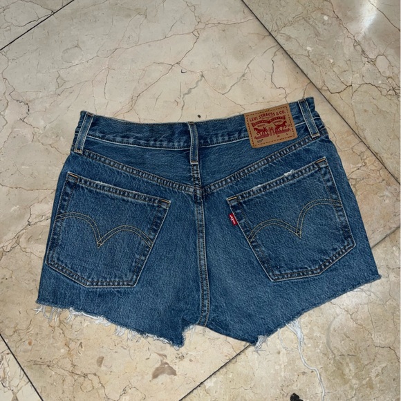 Levi's 501 blue denim shorts - Picture 1 of 4